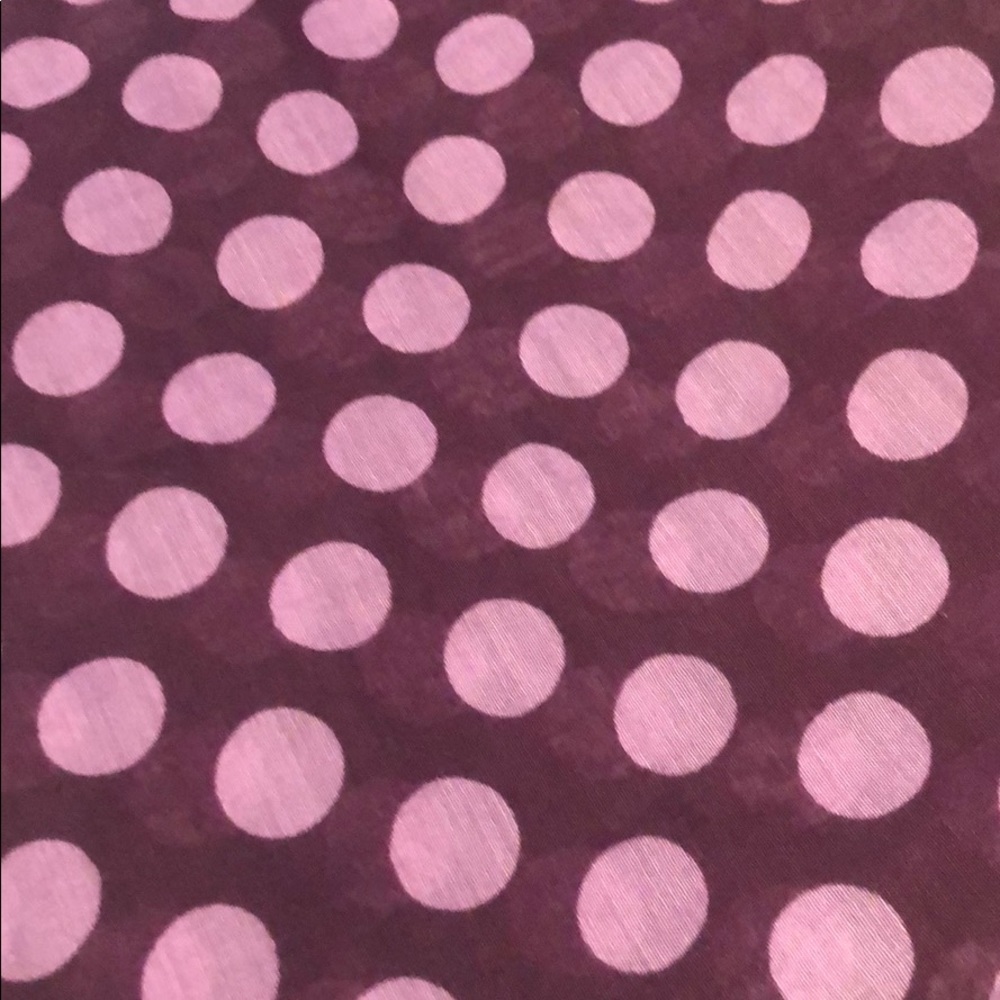 Purple/Pink PolkaDot Infinity Scarf